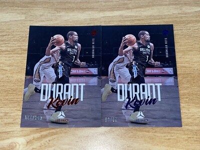 2020-21 Panini Chronicles Luminance Kevin Durant Blue + Red Lot 87/99 44/149 