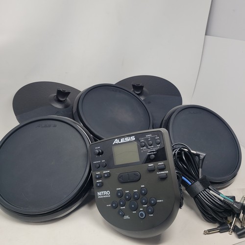 Alesis Nitro Mesh Electronic Drum Kit Mod DM7X Controller Cables Drums Cymbals