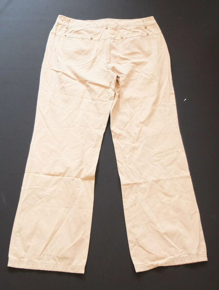 Pantalones de verano para mujer Typhoon talla 44 top beige Foto 4 de 4