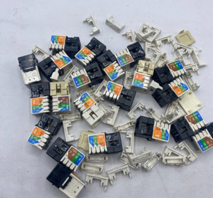 Pack Of 21 T568B AT&T 8 Position CAT 5 M100 Ethernet Jack🔔
