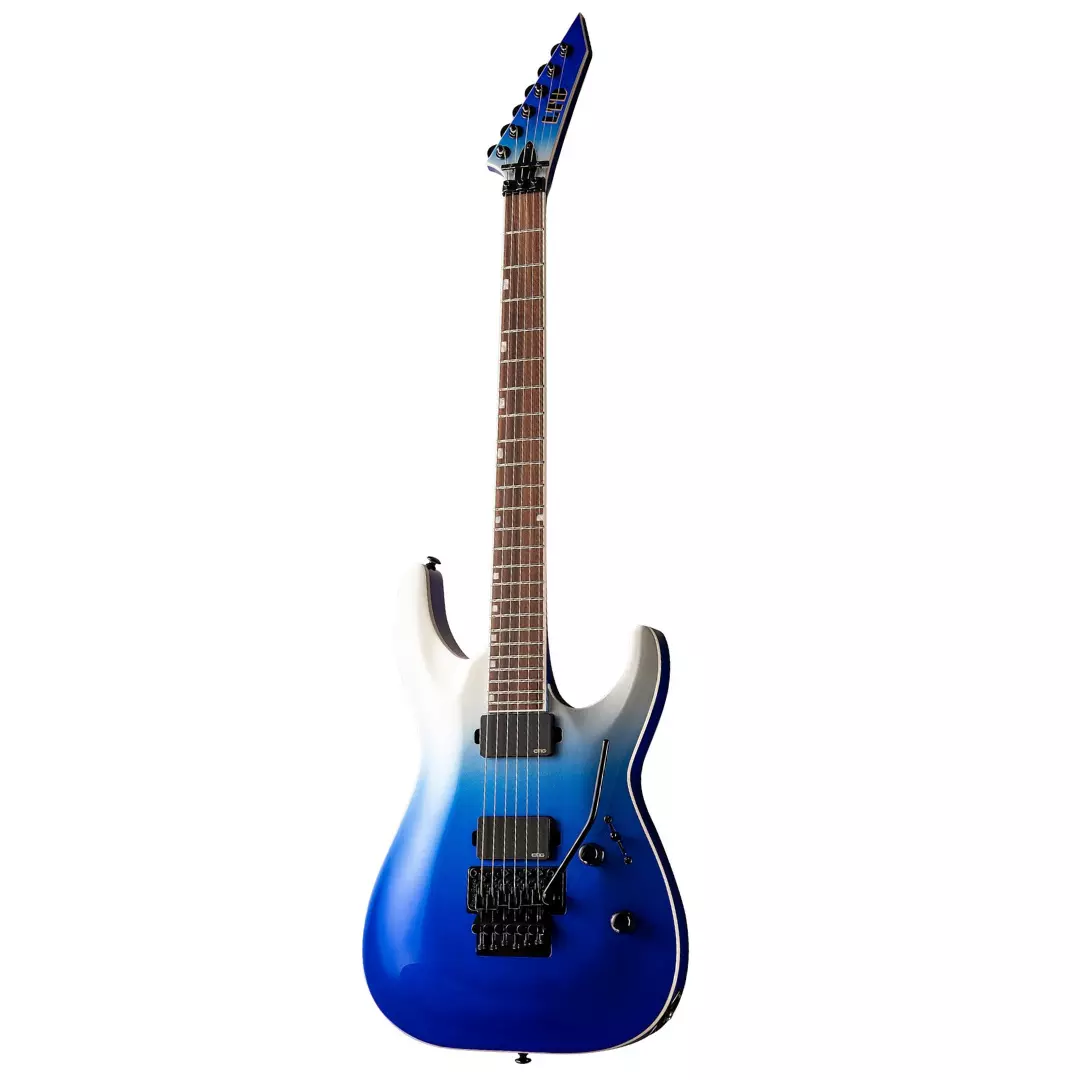 ESP LTD MH 400FR EMG Floyd Rose Blue Pearl Face Metallic Electric Guitar