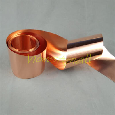 99.9% Pure Copper Cu Metal Sheet Foil 0.05x100x500mm NEW