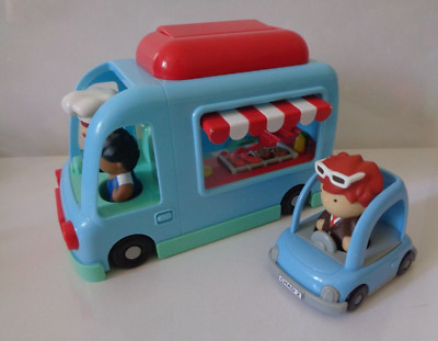 Tots Town Tschad Valley Food Truck Burger Van mit Figuren & Auto Lichter Sounds