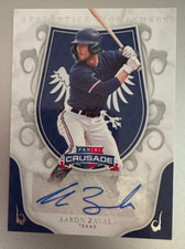 2024 Panini Crusade AARON ZAVALA Autograph card