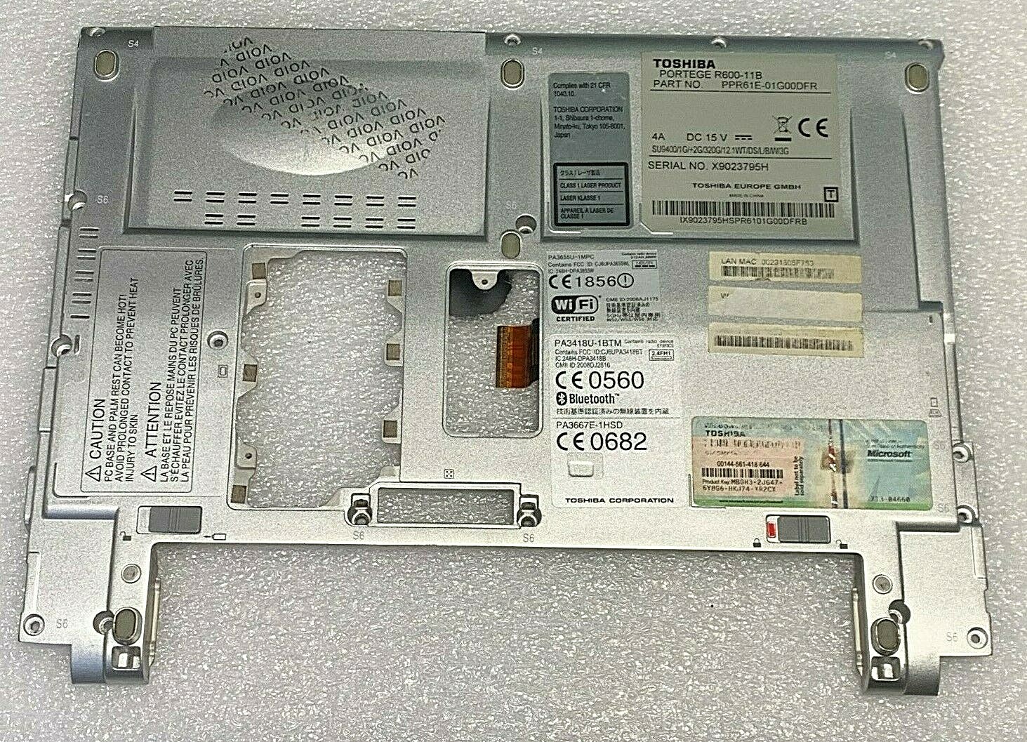 Clavier AZERTY Original Pour Toshiba Portege R600-136 / 13X / 13Z - Neuf, Référence 6936820391384