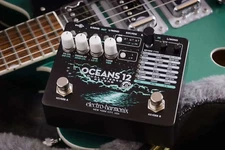 EHX Electro-Harmonix Oceans 12 Dual Stereo Reverb Guitar Effects Pedal
