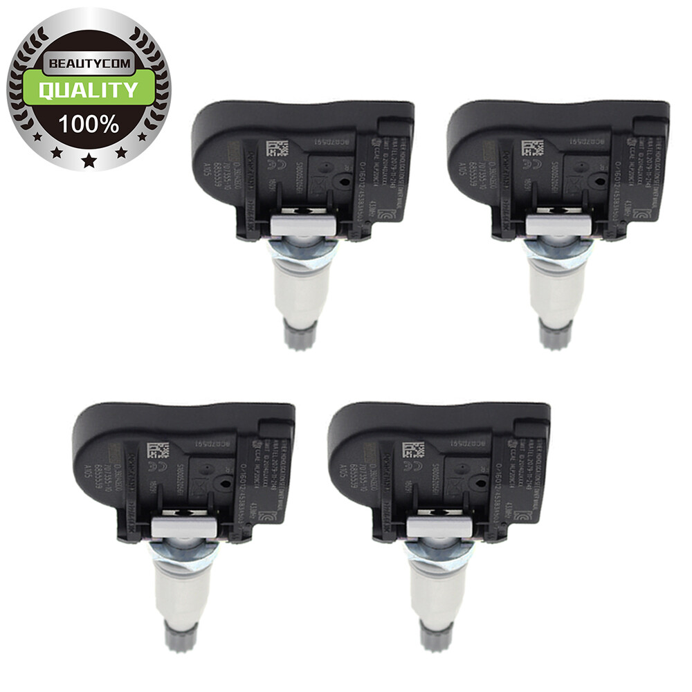 4 PCS TPMS TIRE PRESSURE SENSORS FOR BMW 320i 340i M2 M4 X5 36106858888 2.0L