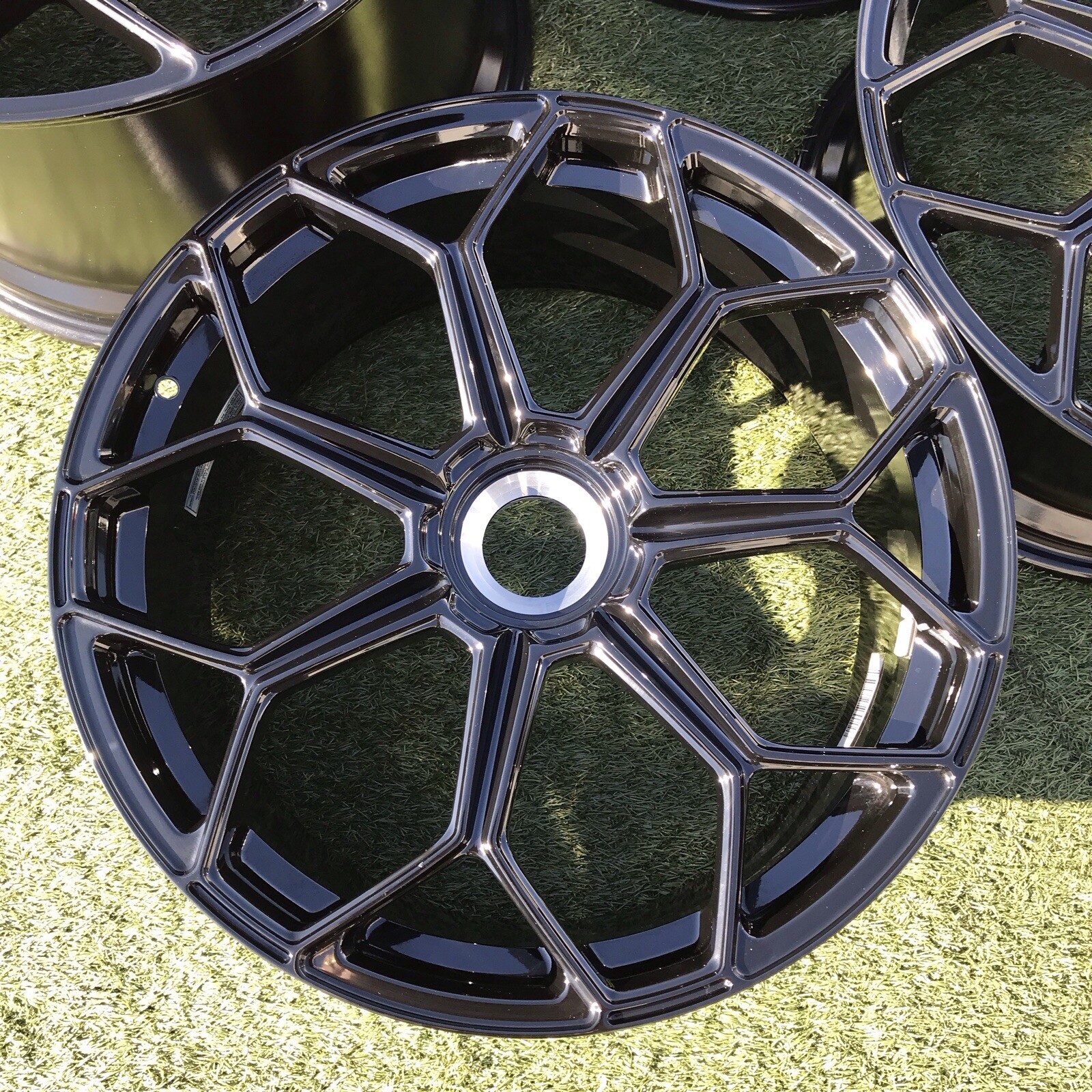 20 21 LAMBORGHINI RIMS GENUINE FACTORY OEM RIMS BLACK ORIGINAL SV SVJ 470601017