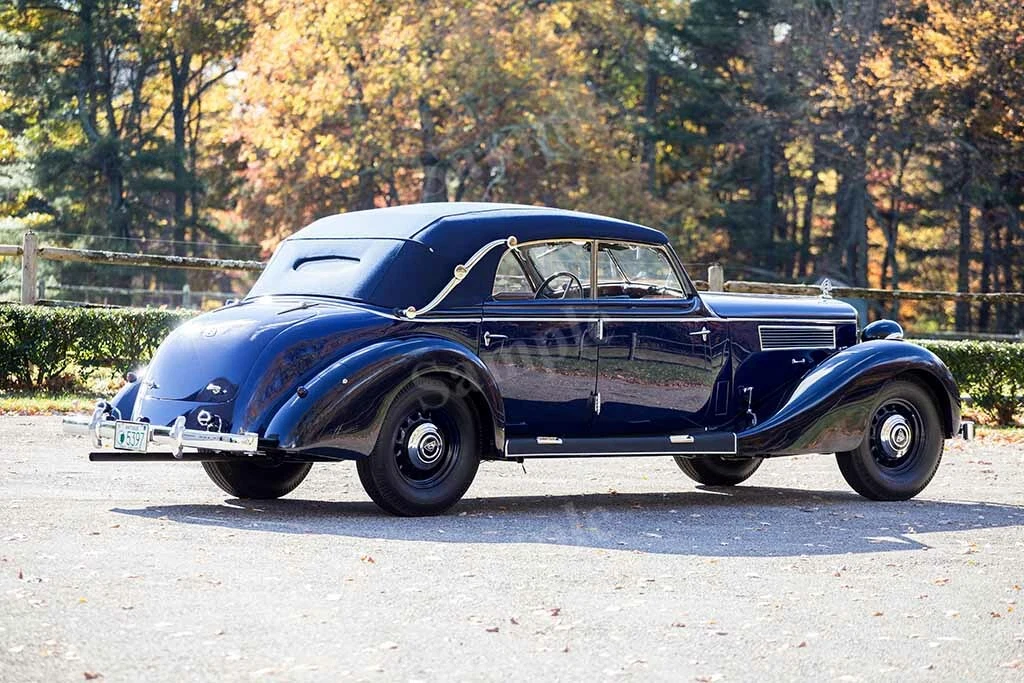 Retro Maybach 1938-41 Vintage Car Blue High Res Wall Decor Print Photo  Poster | eBay