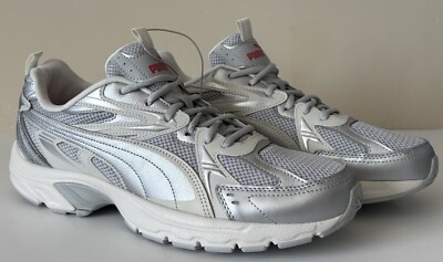 Puma Milenio Tech Lace Up  Mens Grey Sneakers Casual Shoes 402925-06 Brand New