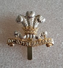 10th RoyalHussars, Anodised Cap Badge