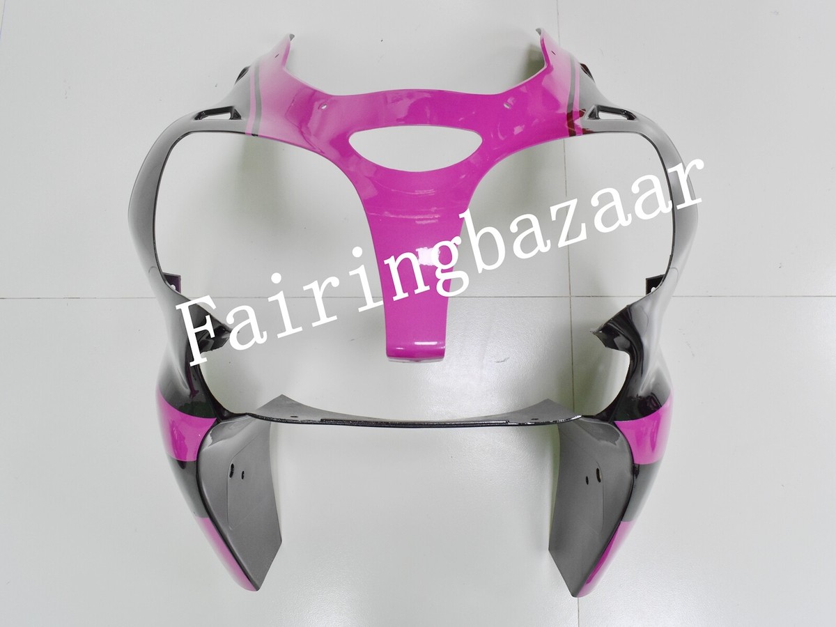Fit for 2000-02 ZX6R/ 05-08 ZZR600 Pink Black ABS Injection