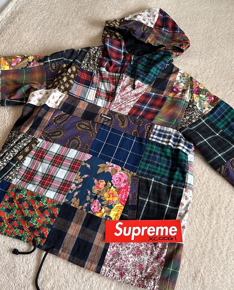 (L) SUPREME PATCHWORK ANORAK MULTI SIZE LARGE VER… - image 3