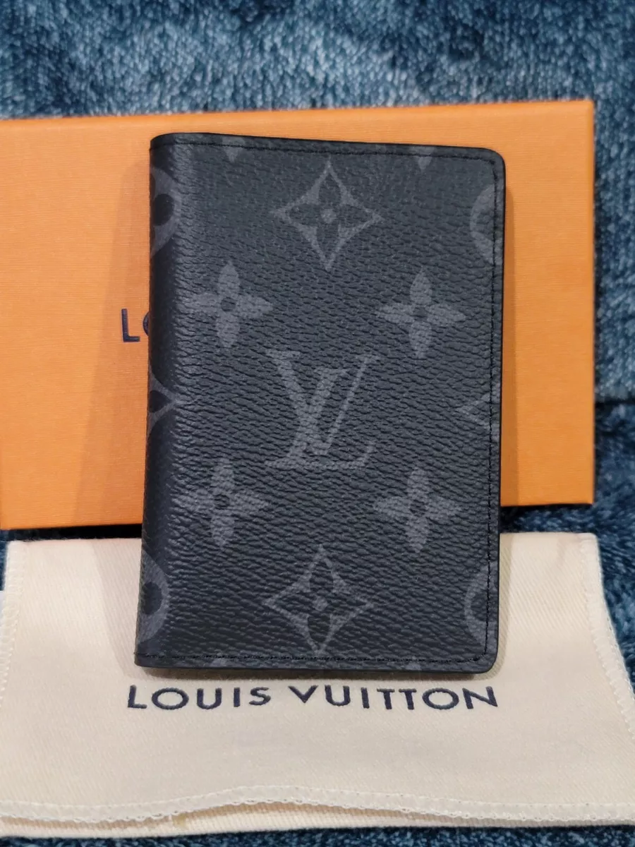 Buy Louis Vuitton Pocket Organizer Monogram Eclipse Canvas Wallet Card Case  at