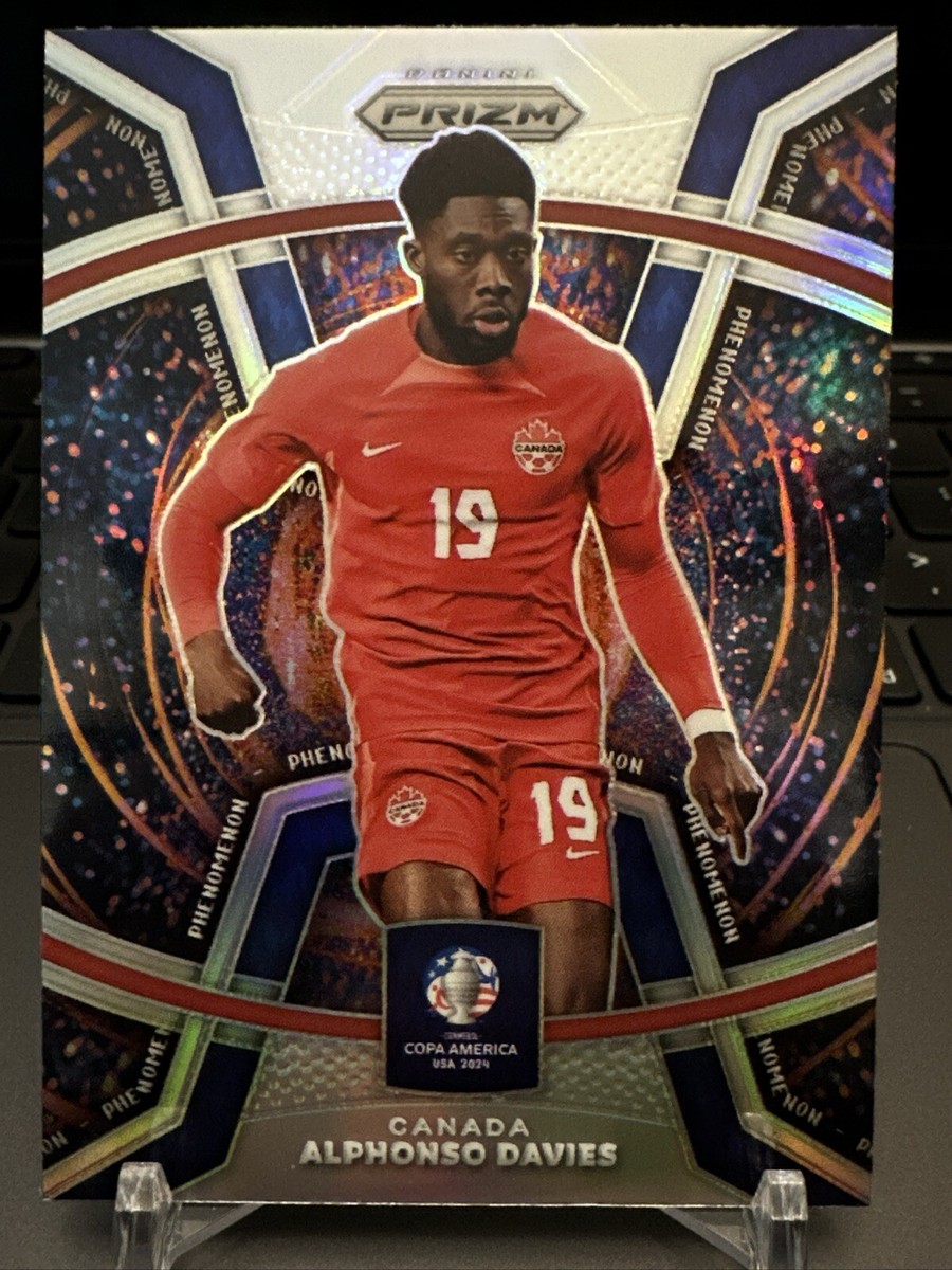 2024 Panini Prizm Copa America Alphonso Davies Phenomenon SILVER 