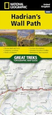Hadrian's Wall Path Map Trails Illustrated (Sheet map)