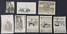 VINTAGE - HOCKEY PHOTOS - QC, CANADA - PLAYERS (2) GOALIES (6) - ORIGINAL