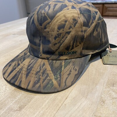 Filson x Mossy Oak Insulated Tin Cloth Cap New w/ Tags Med Shadow  Grass