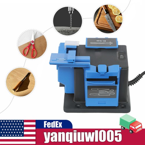 Electric Sharpener Multi Task Knife Scissor Drill Bit Chisel Sharpening ...