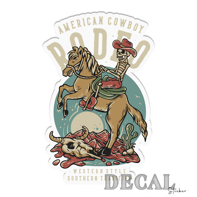 American Rodeo Stickers American Cowboy Rodeo Vinyl Decal Sticker Indoor Outdoor 4 Sizes | eBay