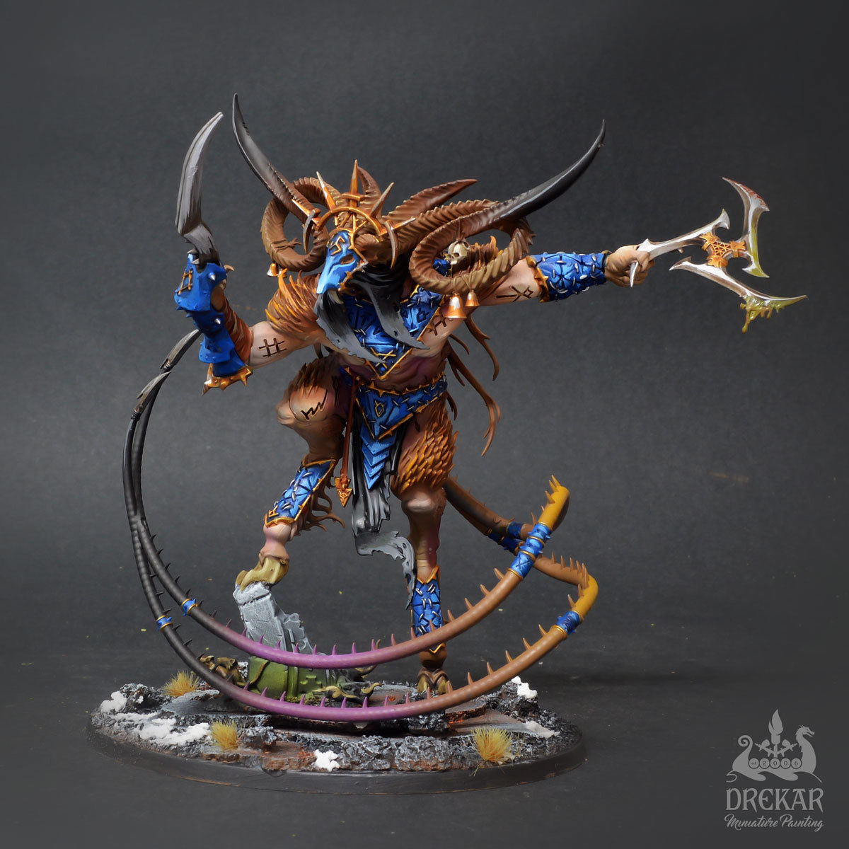warhammer Skaven ヴァーミンロード SKAVEN VERMINLORD ** COMMISSION ** painting warhammer age of