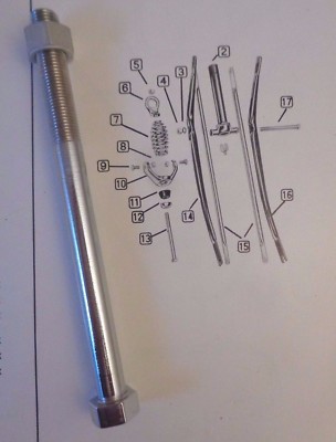 Schwinn 1964-73 Krate /Super DeLuxe Stingray Bicycles Front Fork