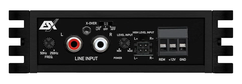 ESX QM-TWOv3 BLACK EDITION 2 canali classe D mini amplificatore digitale 300 ... - Immagine 3 di 4