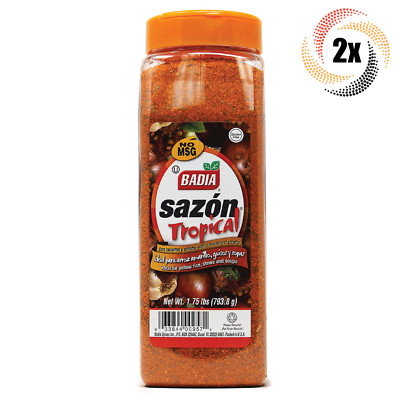 2x Pints Badia Sazon Tropical Seasoning | 1.75LB | Gluten Free | Fast Shipping!