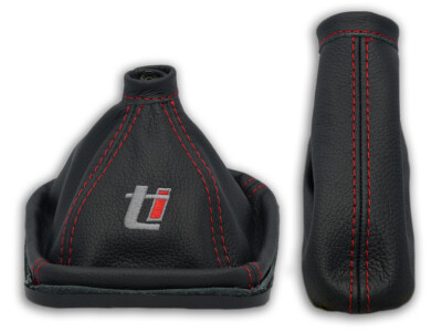 Real Red Leather Gearshift And Handbrake Gaiter BMW Z3 Seams - View #10