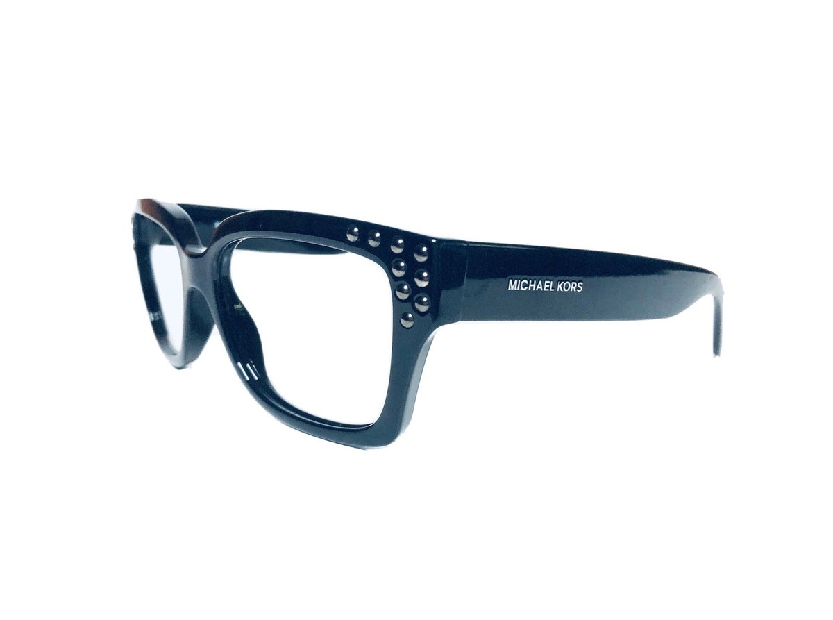 Michael Kors Black Rhinestone Oversized Wayfarer MK300913 