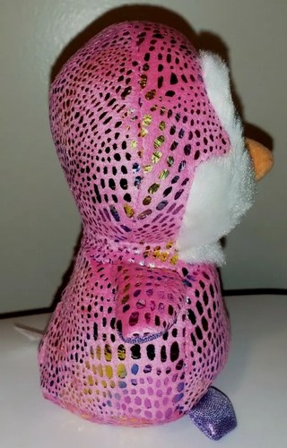 Juguete de peluche Ty Beanie Boos PATTY the Penguin (exclusivo de la justicia)(6 pulgadas) NUEVO MWMTs - Imagen 6 de 10