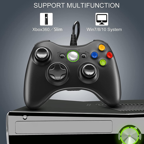 USB Wired Controller Gamepad For PC Xbox 360 Compatible Remote Gamepad Joystick - Picture 4 of 6