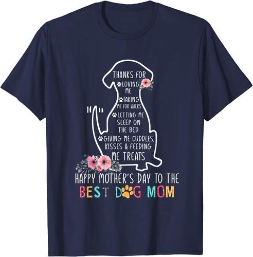 Buy Happy Mother's Day Dog Mom T-Shirt 