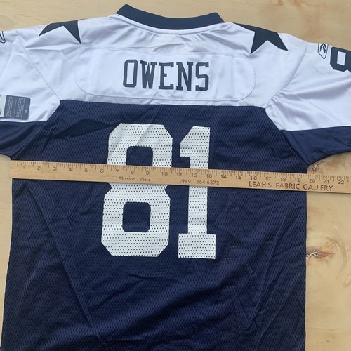Deadstock Dallas Cowboys NFL Terrell Owens #81 YOUTH Jersey Vintage Collection L - Picture 9 of 9