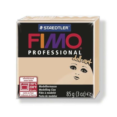 Staedtler fimo professional doll Art, пластика для изготовления кукол, уп. 85г, цвет: непрозрачный песочный (4007817803295)