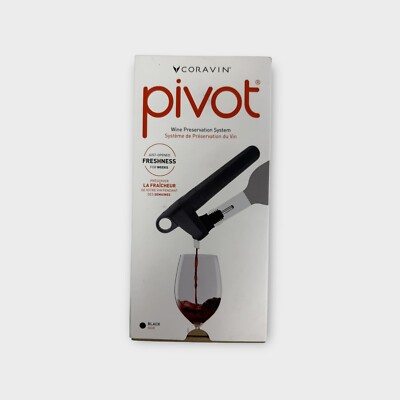 Coravin Pivot Wine Preservation System - Bottle Cork Black