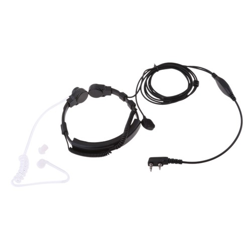 1 Piece Concealed Acoustic Air Throat Microphone Tube Headphones - Zdjęcie 4 z 9