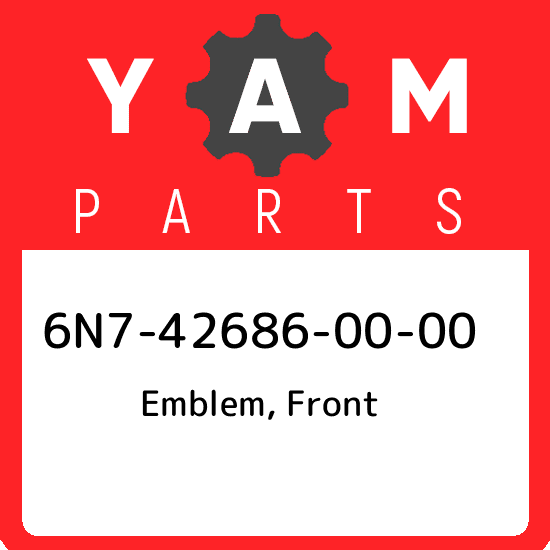 車のパーツ YANMAHA CHOOPG 6N7-42686-00-00 Yamaha Emblem, front 6N7426860000, New Genuine OEM