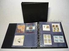 SAFE ALBUM RACCOGLITORE PER FRANCOBOLLI QUARTINE CON 25 FOGLI AD 4 SCOMPARTI