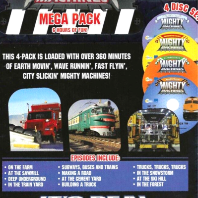Mighty Machines: Mega Pack (DVD, 2013, 4-Disc Set) for sale online