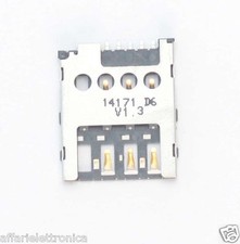 Carrello slot  contatti lettore mini sim scheda madre x Nokia Lumia 530 630 635