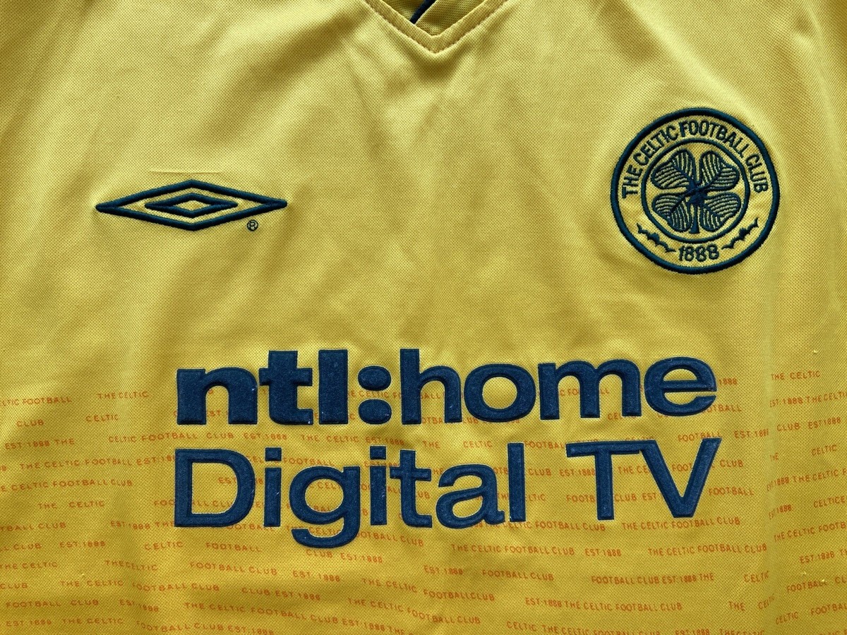 【新品未使用】UMBRO Celtic FC 02/03 away ユニフォーム Celtic 2002 - 2003 Away football shirt jersey Umbro size L