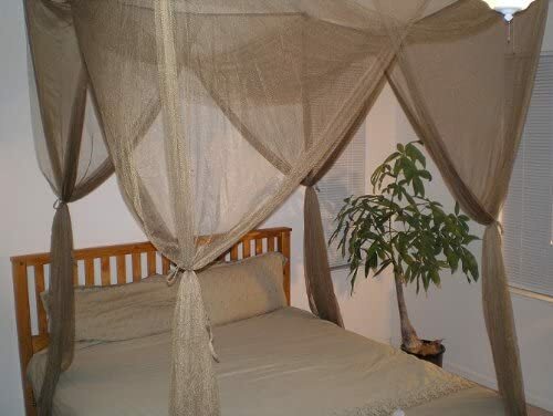 OctoRose Himmelbett oder Deckenhalterung großes Schlafzimmer luftiges Moskitonetz Betthimmel - Bild 10 von 10