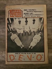 NME New Musical Express July 8th 1978 Devo Cover