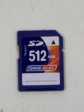 Dane-Elec 512MB SD Memory Card Camera, Camcorder, GPS, Computer Old School Japan