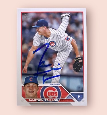 Jameson Taillon Signed Autographed 2023 Topps Baseball Card #384