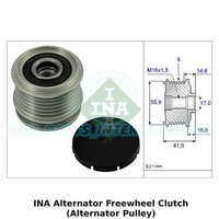 INA Lichtmaschine Freilauf Kupplung (Lichtmaschine Riemenscheibe) - 535 0010 10