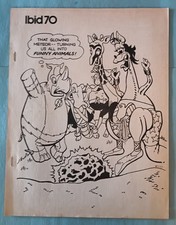 Ibid 70 #70 May 1978 Gary Brown Neal Pozner Comic Fanzine Satire Capa Alpha