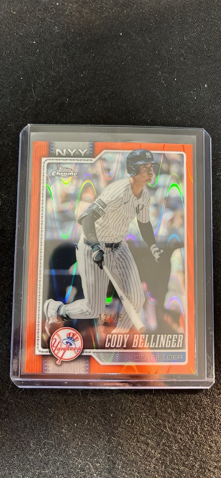 Topps  Chrome Numbered 12/25 Cody Bellinger Yankees #2 2026 RAYWAVE refractor 
