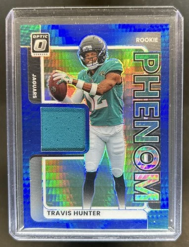 2025 Donruss Optic Travis Hunter Blue Hyper (RAW)